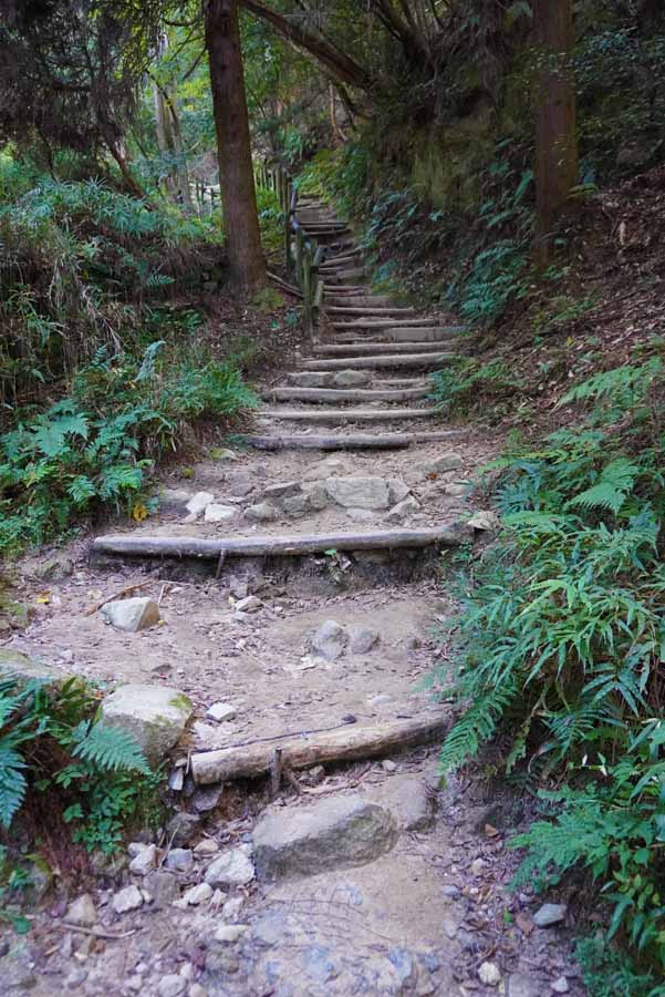 大文字山ハイキングコース　階段