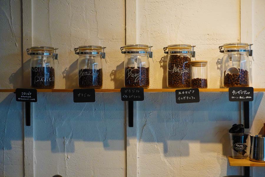 コーヒースタンドwilyの内観