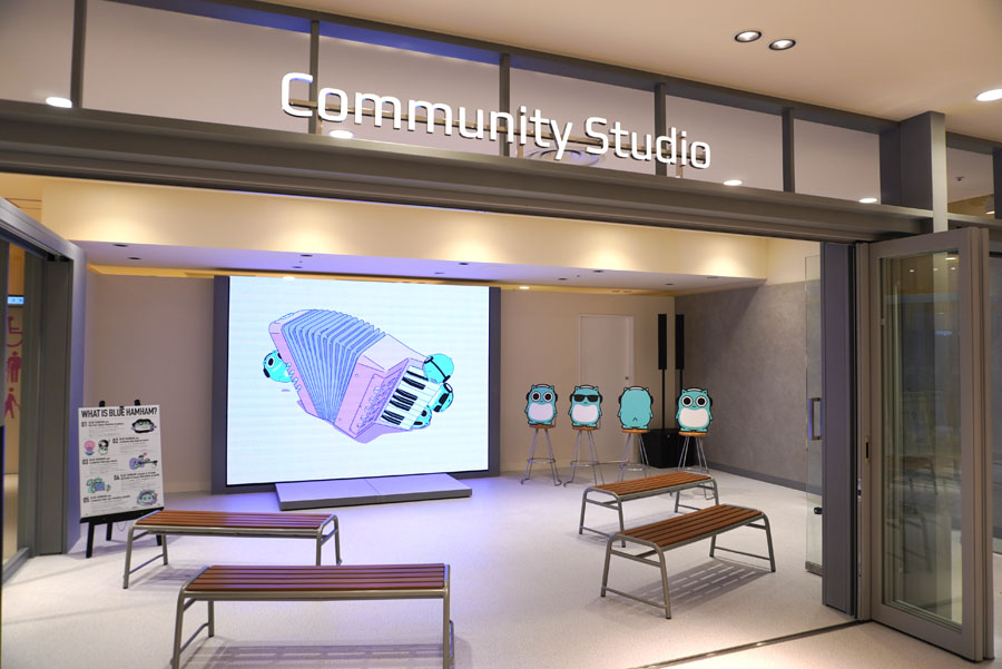 阪神梅田本店4階のコミュニティスタジオ