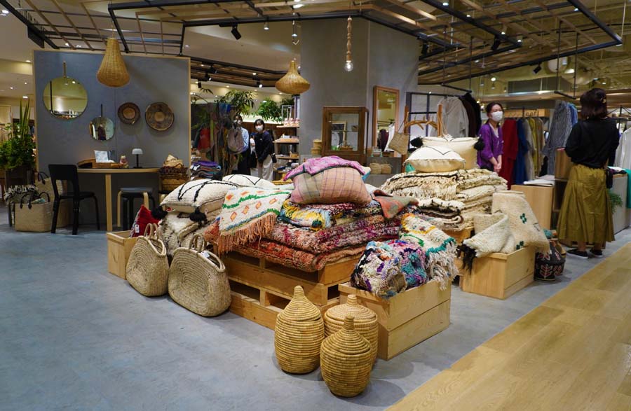 阪神梅田本店のリンネルプロデュースの売り場