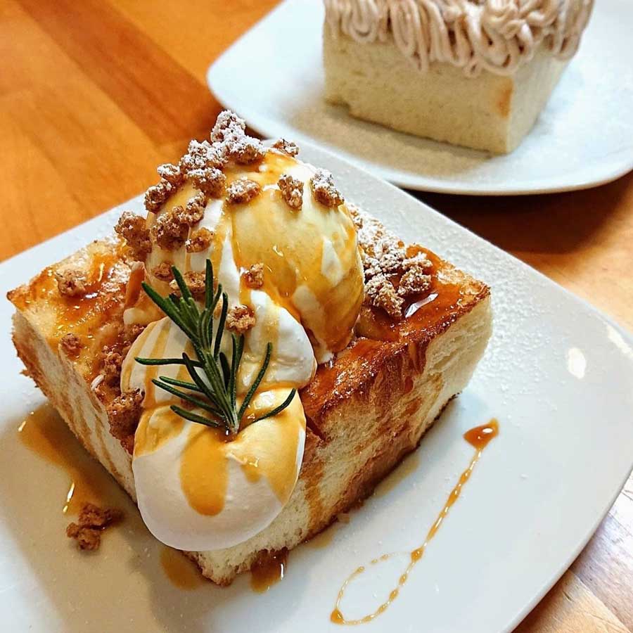 伊勢屋のモンブラントースト