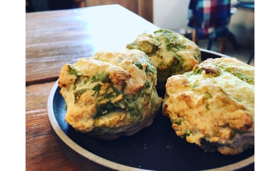 cafe upeの抹茶スコーン