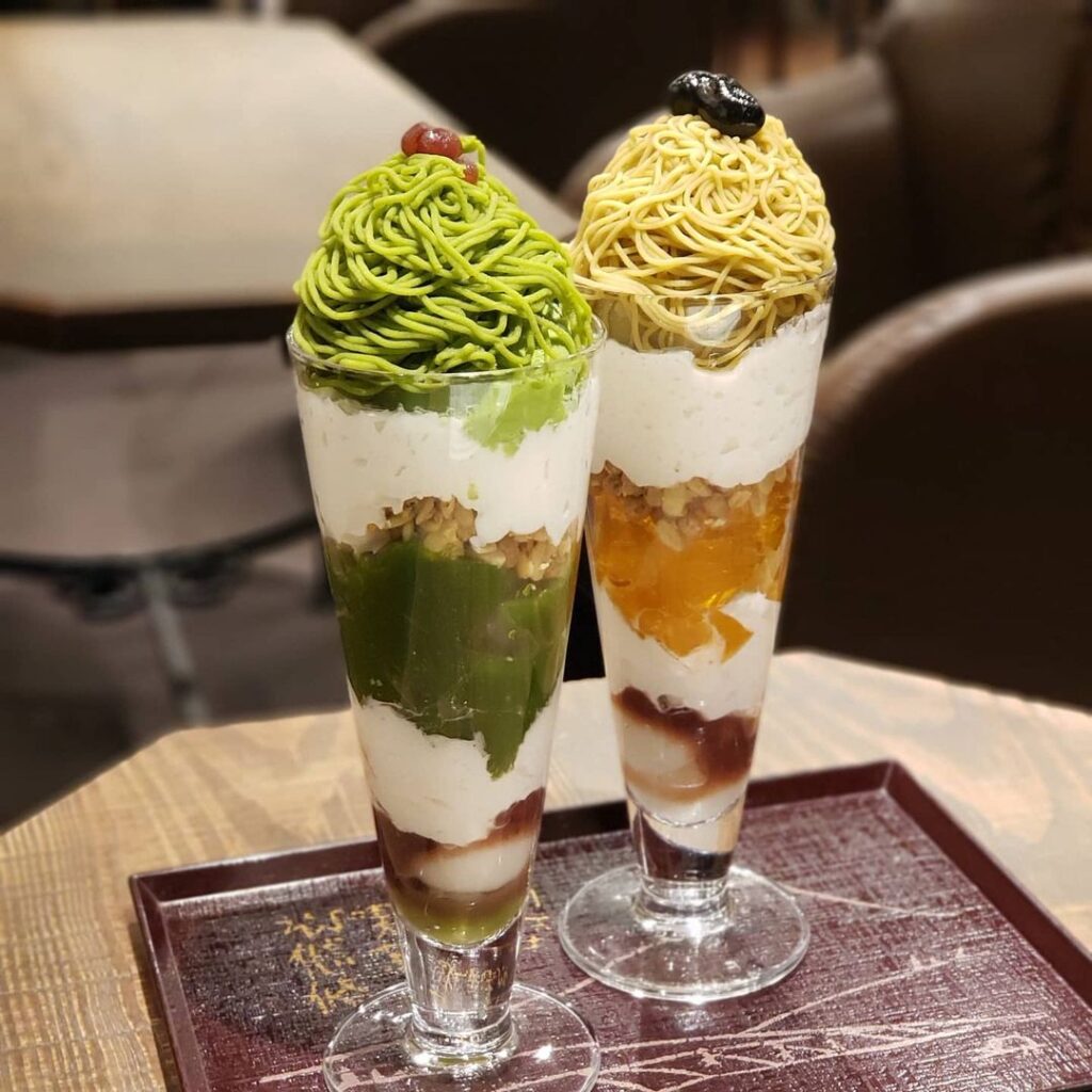 宇治園喫茶去（きっさこ）　阪急三番街店のパフェ