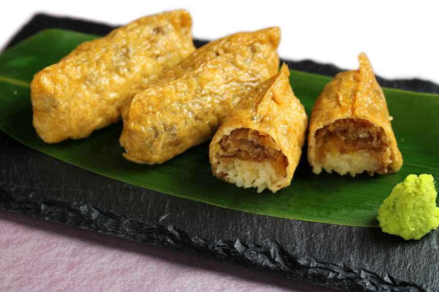 ロマン亭の肉いなり寿司