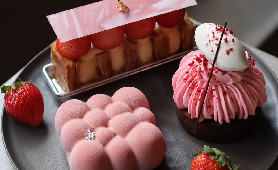 映えるいちごスイーツも！話題のパティスリーカフェ、大阪・中崎町「hannoc」でバレンタイン限定メニューが登場