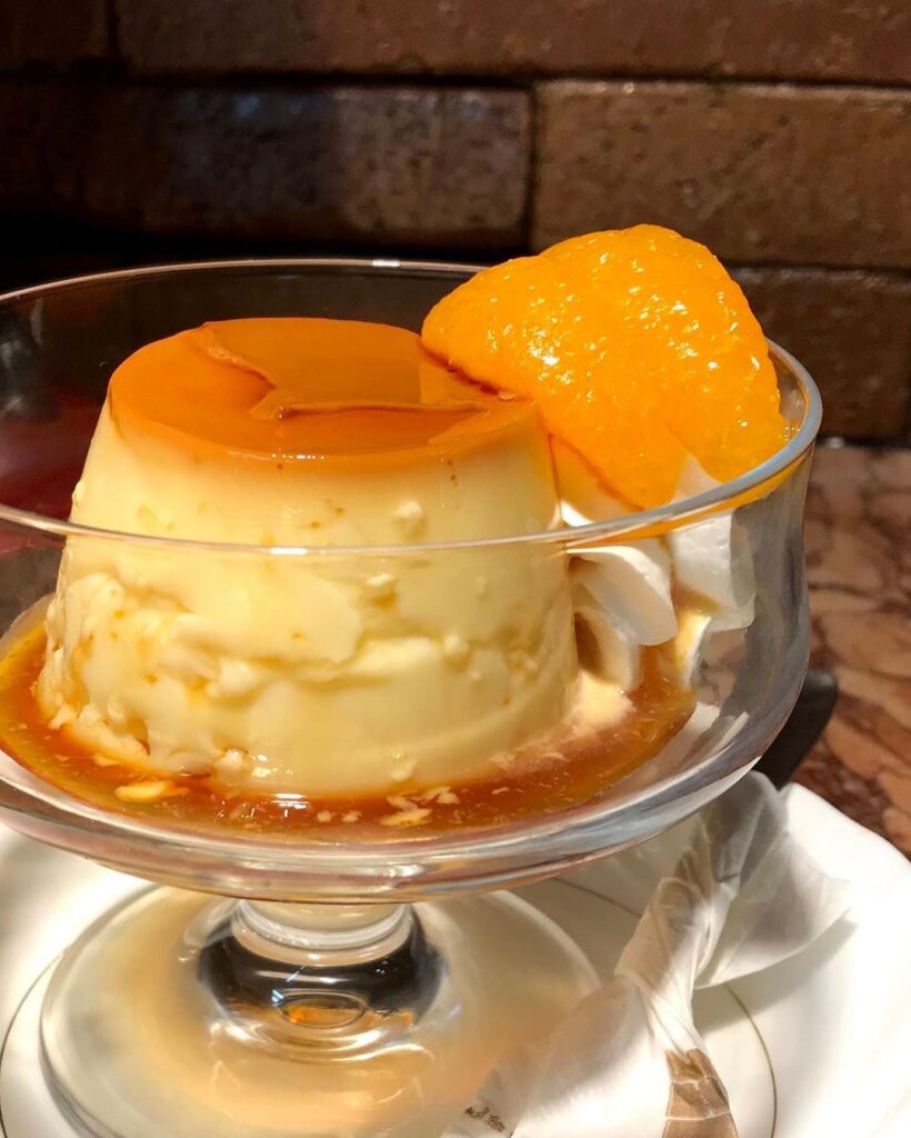 喫茶サンシャインのプリン