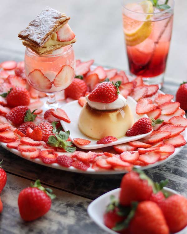 ローフカフェのいちごスイーツ