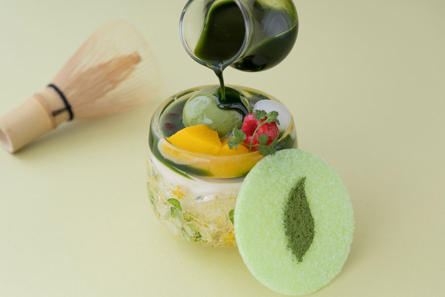 抹茶のハーバルパフェ