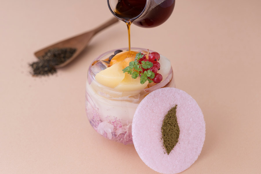 和紅茶のハーバルパフェ