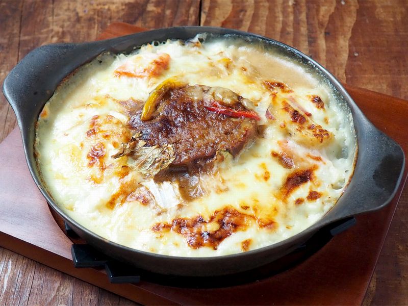 ベシャメルカフェのハンバーグドリア