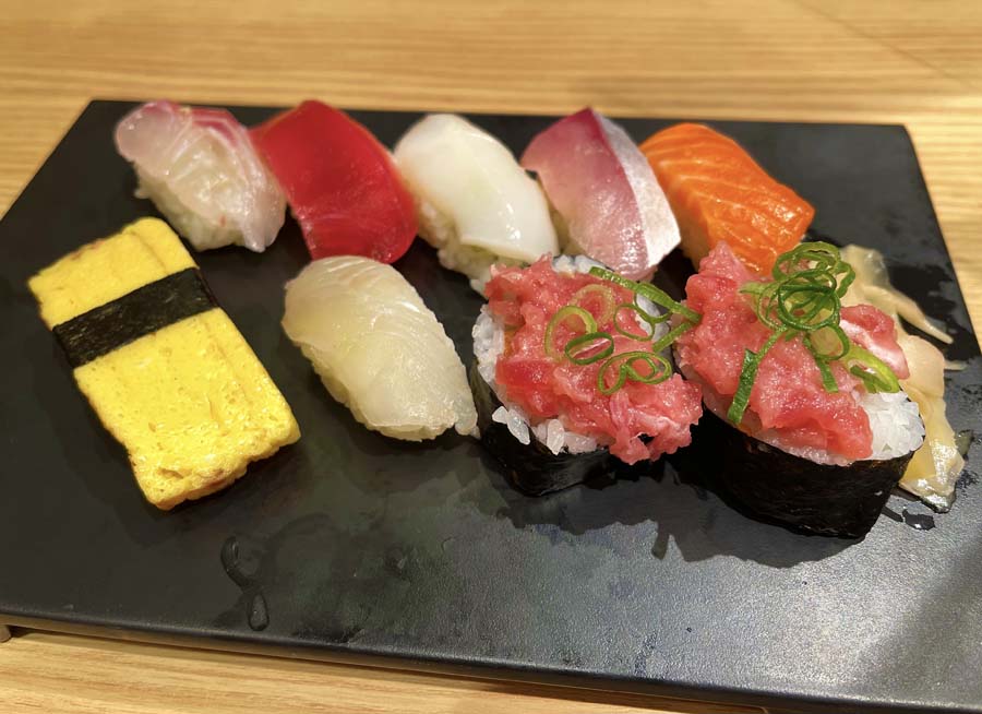 髭寿司のにぎり寿司セット