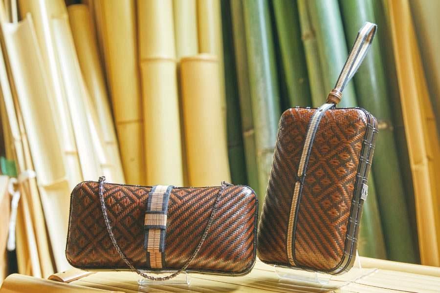 竹籠バッグ
