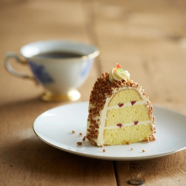 バーンホーフ三番街店のケーキとコーヒー