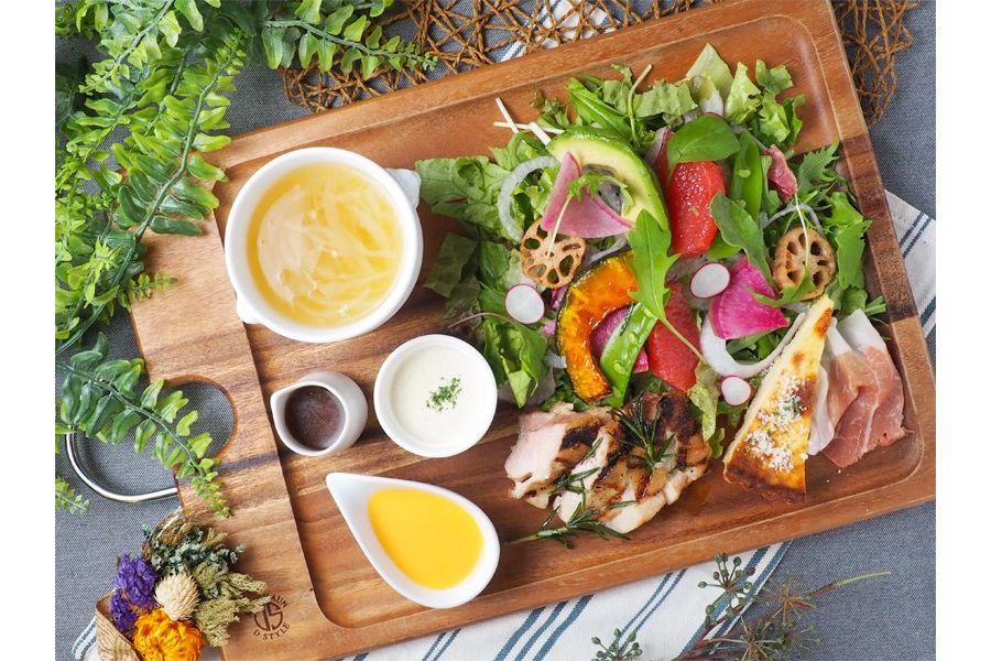 映えるプレートランチ