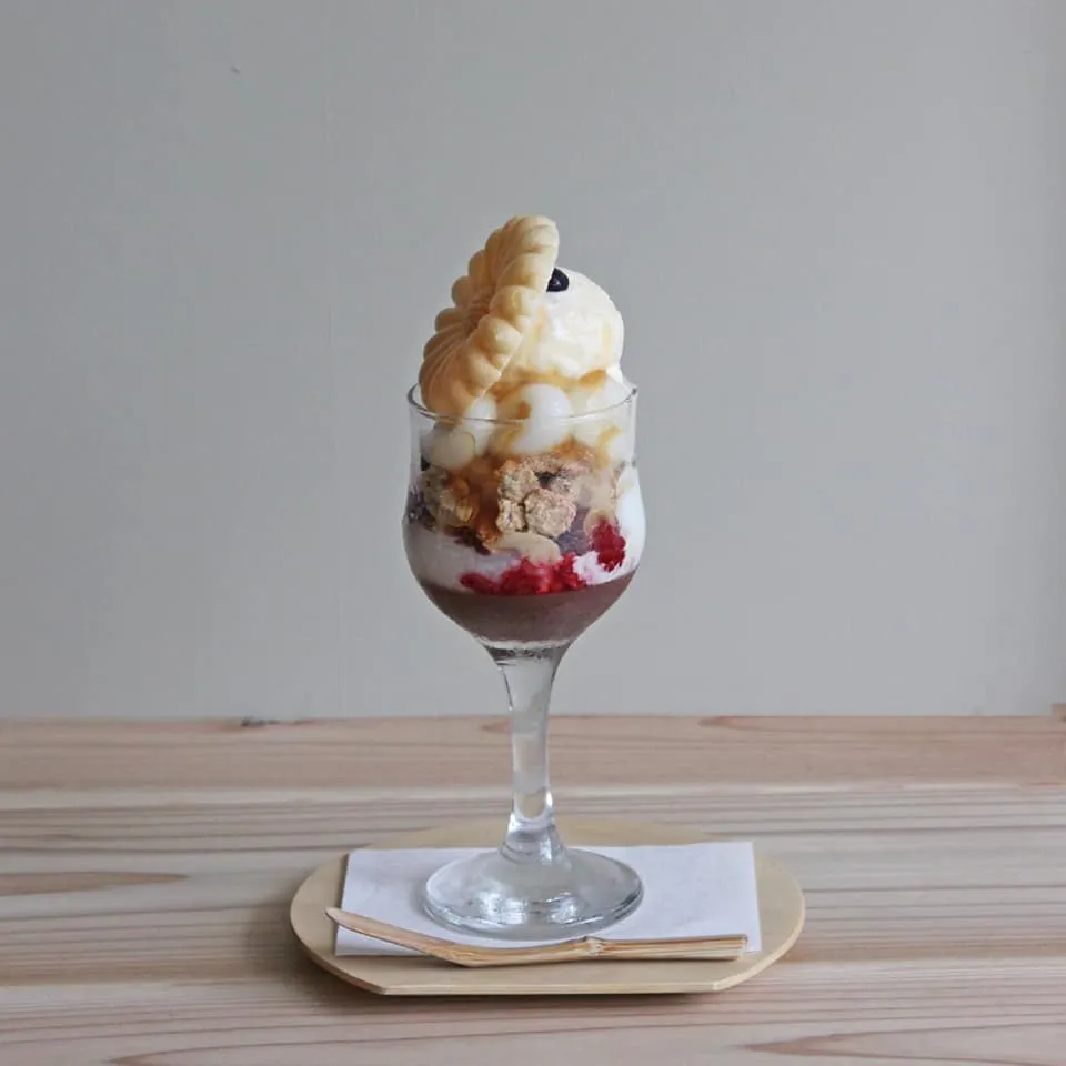 中津mikuriのみたらし団子パフェ