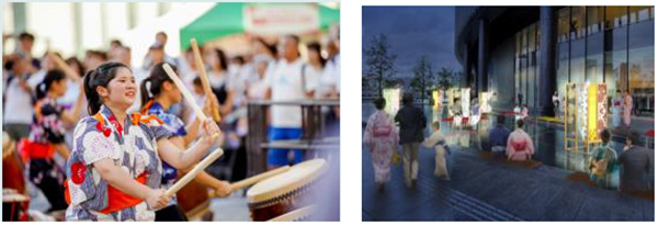 梅田ゆかたまつりイベントの様子