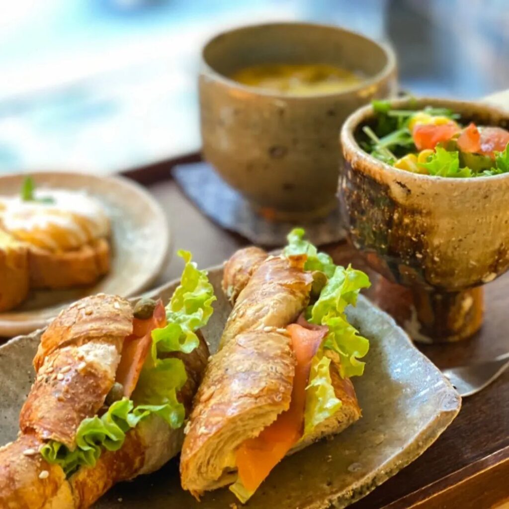 カフェゆう梅田店のランチセット