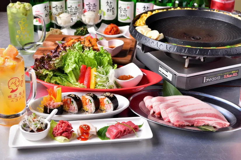 ペゴパヨのサムギョプサルコース