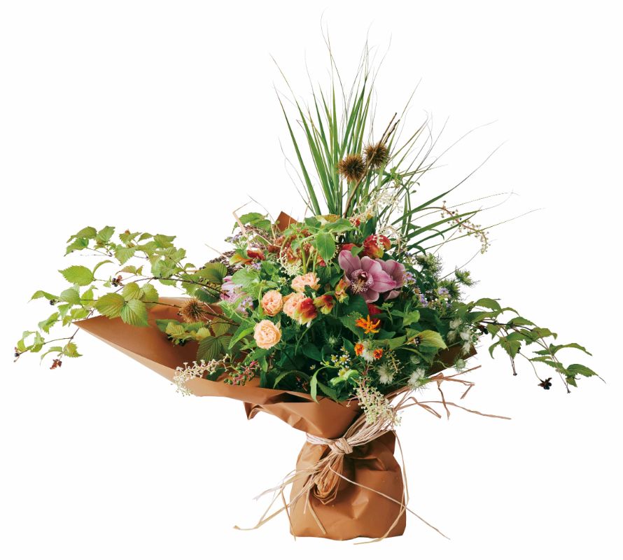 市川園芸のダイナミックなアレンジメント