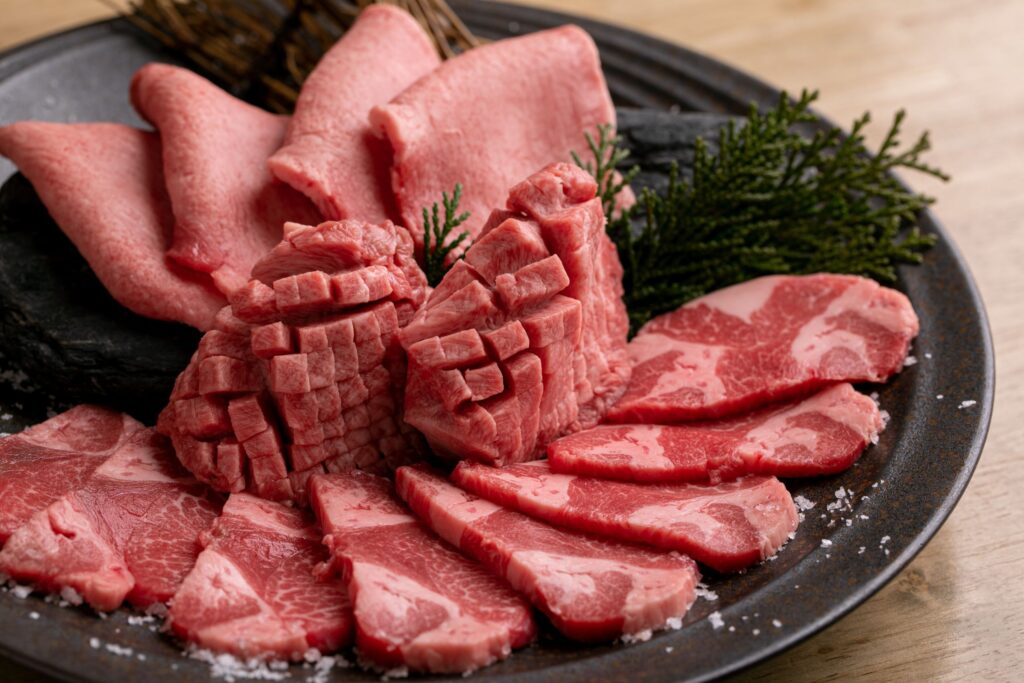 焼肉Mooタン部位食べ比べ