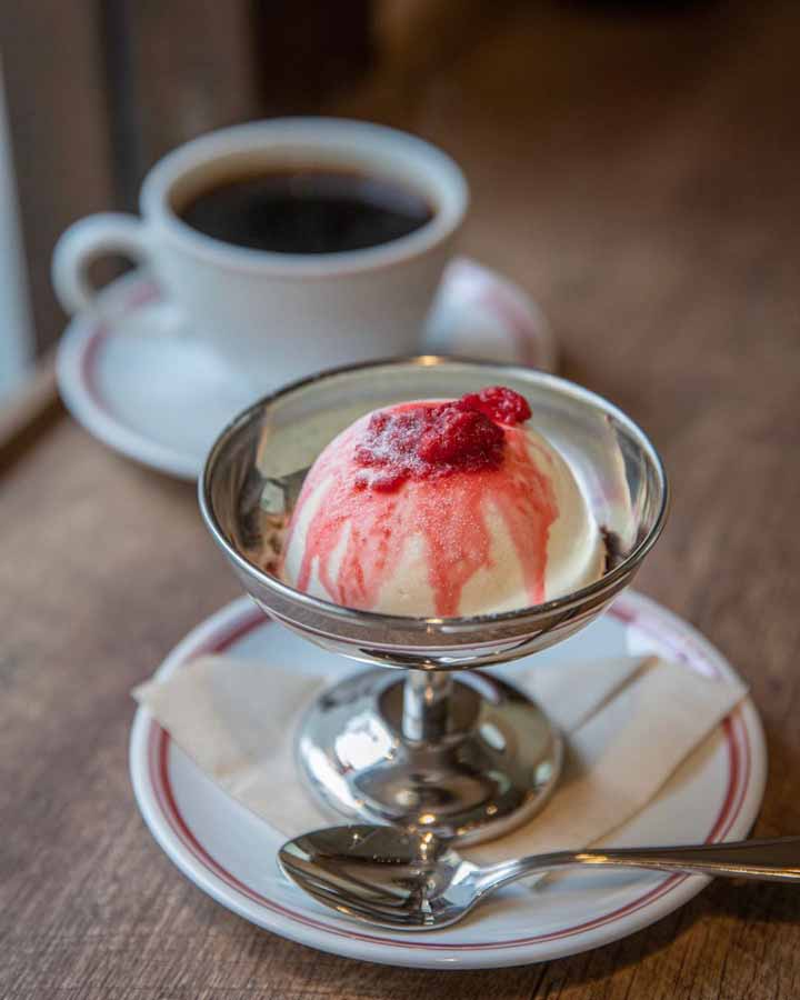 Rondsucrecafeのレアチーズケーキ