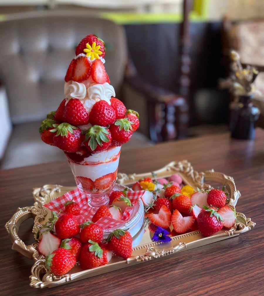 カフェ デ アゲンダのパフェ