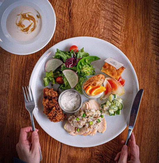 マザームーンカフェの大人のお子さまプレート