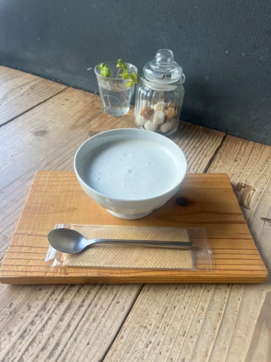 トリトンカフェのカフェオレ