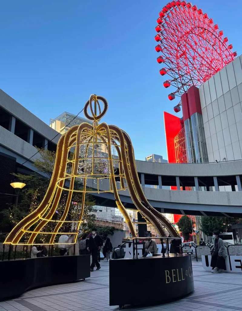 阪急大阪梅田駅のクリスマスイルミネーション