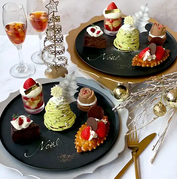 ショコラリパブリックのスイーツプレート