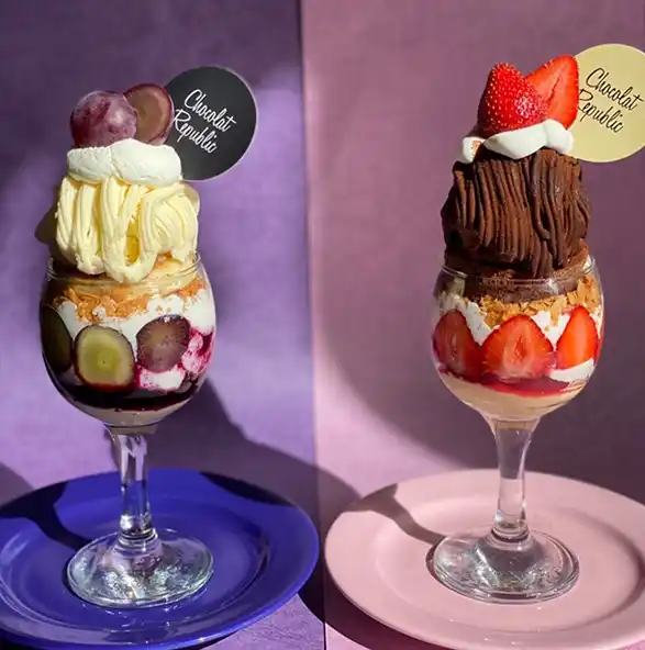 ショコラリパブリックのパフェ