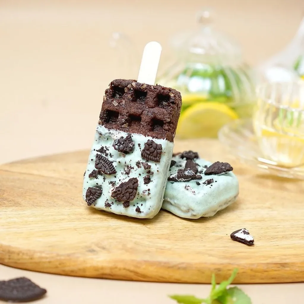 嵐山kyocafeのミントチョコレート