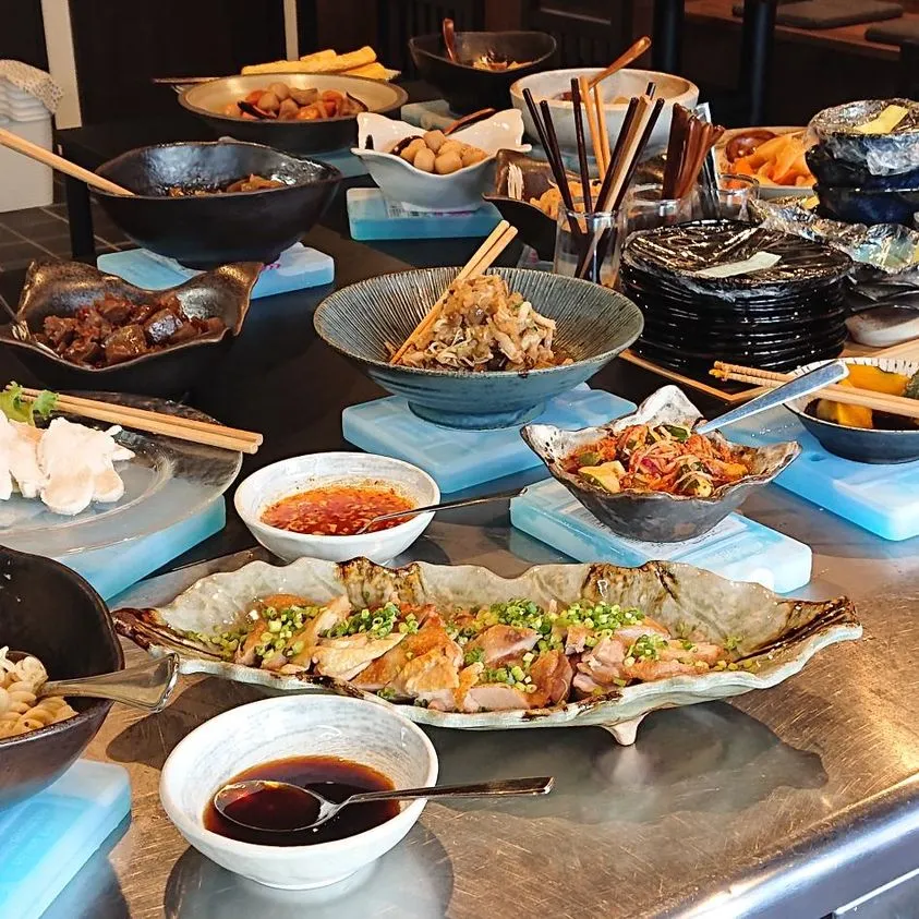 家庭料理おばんざいなゆなのランチバイキング