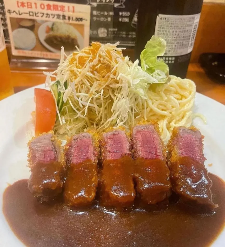 洋食の藤「牛ヘレビフカツ」