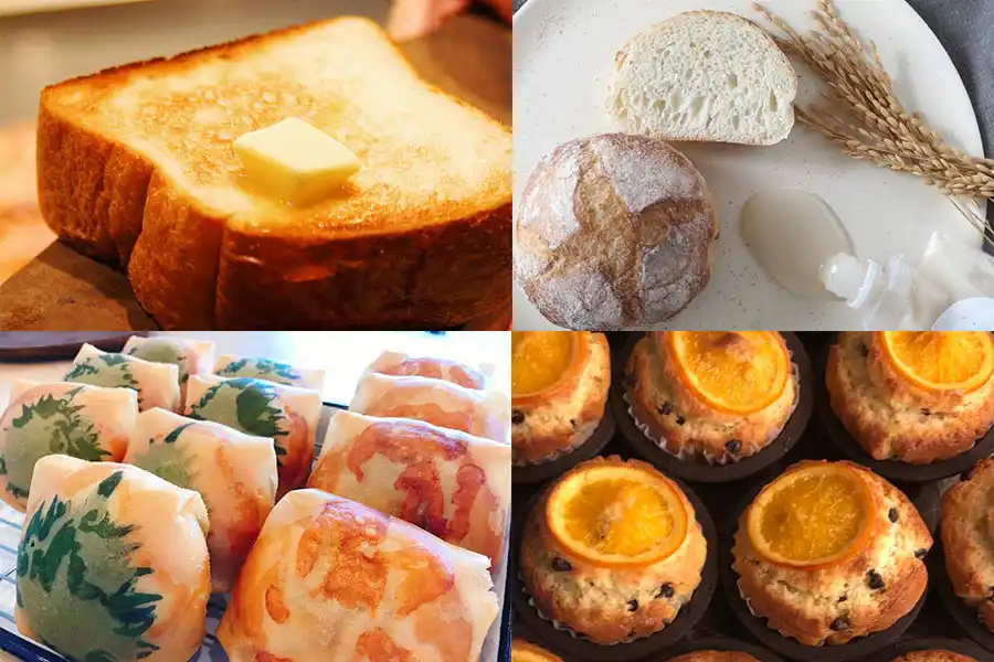 会場で買える様々なパン