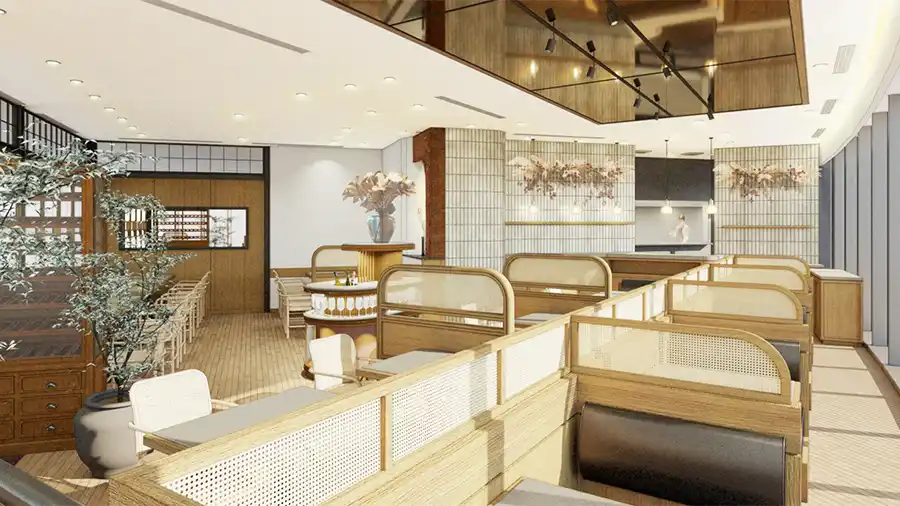 おぼん食堂16の内観