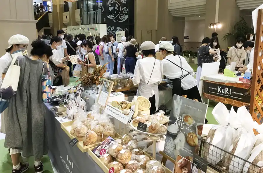 神戸てくてくパンまつり会場の様子