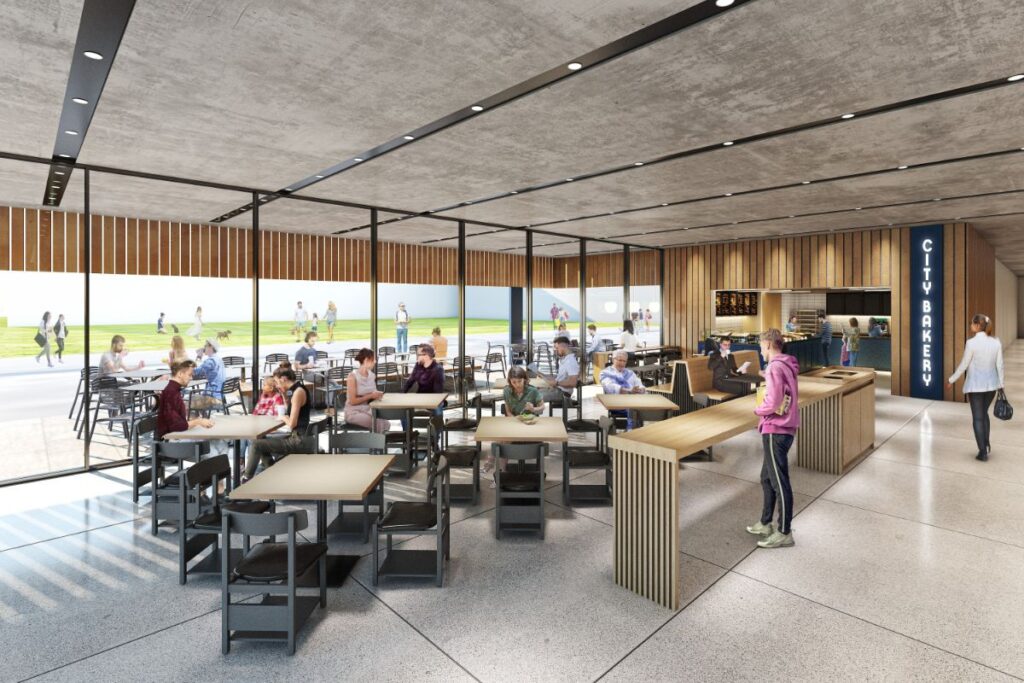 シティベーカリーの内観