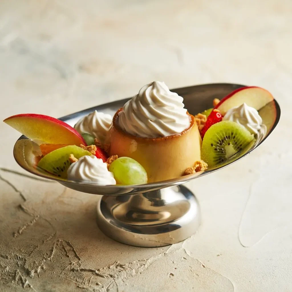 ロートレシピのプリンアラモード