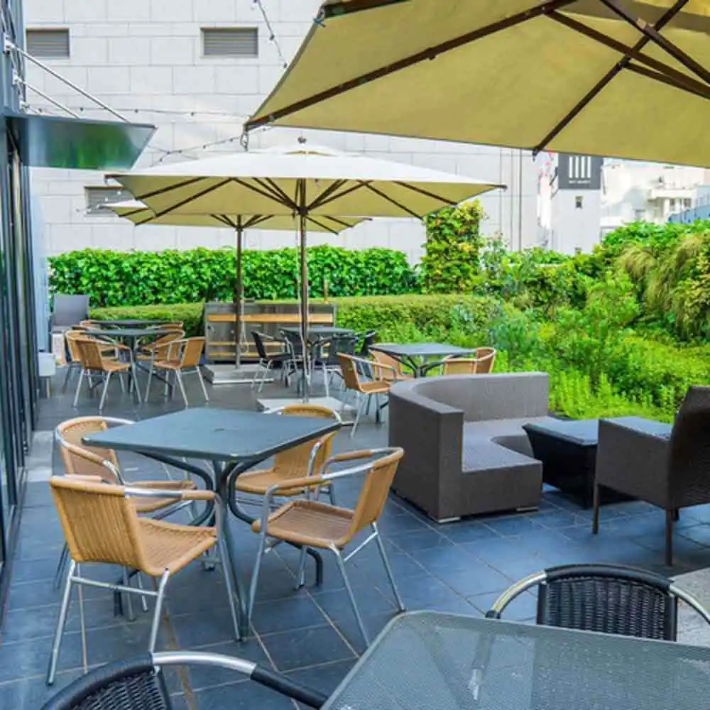 tsuchiのテラス席