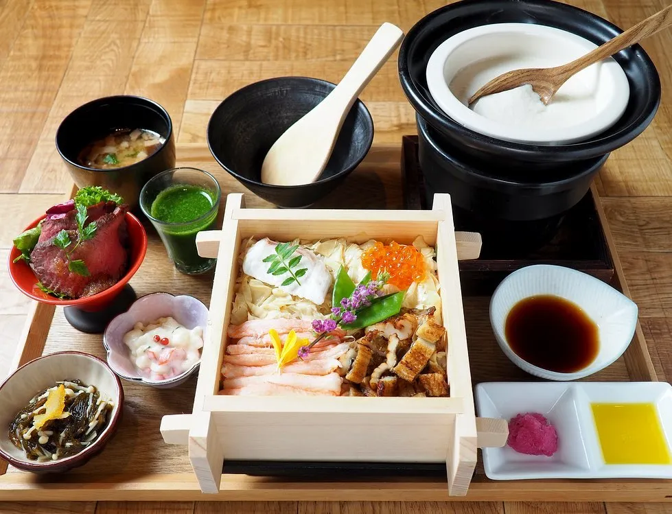 おぼん食堂16のせいろ蒸しご飯膳