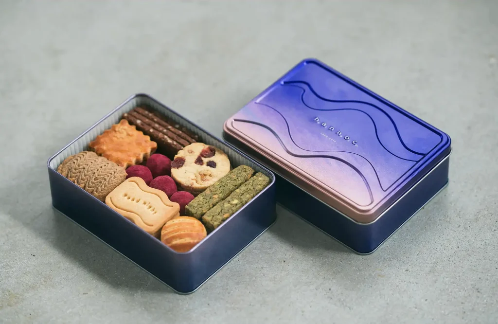 中崎町のパティスリーhannoc初のオリジナルクッキー缶