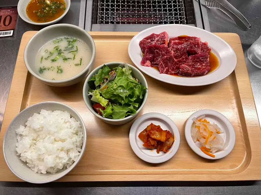 ひとり焼肉1965のランチメニュー