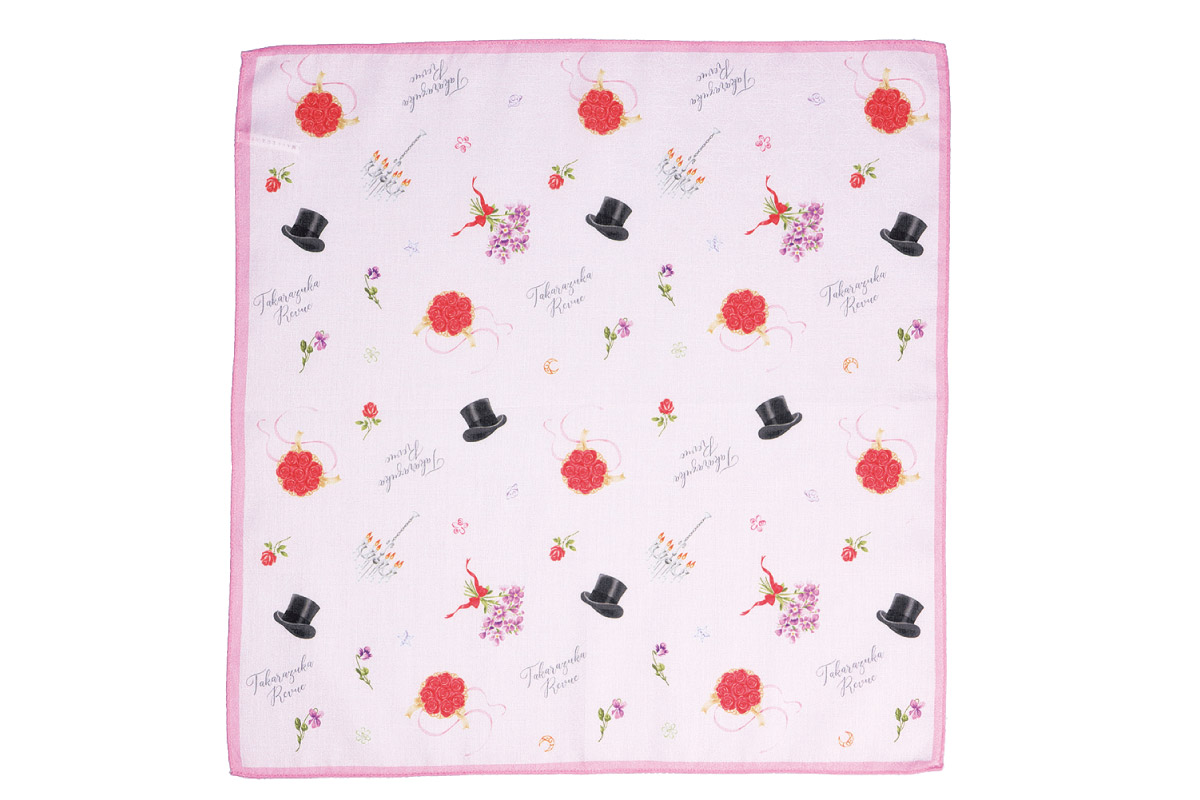 宝塚歌劇の世界観を凝縮したデザインのハンカチーフが登場。宝塚歌劇のオリジナルグッズがSポイントと交換できる！