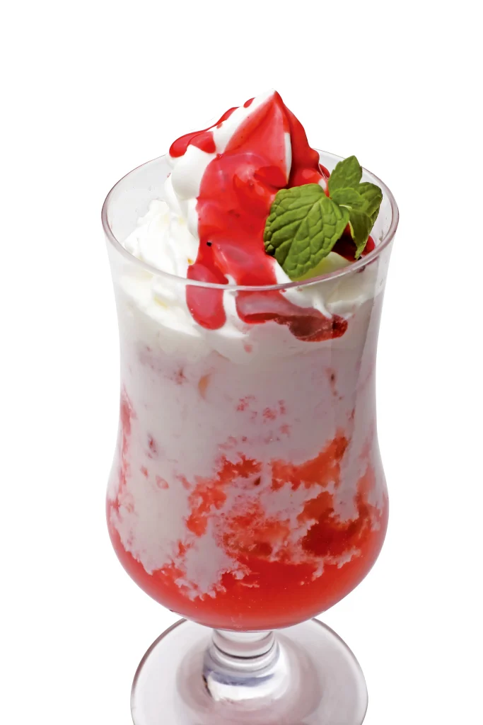 阪急三番街のあずさ珈琲のいちごみるくスムージー