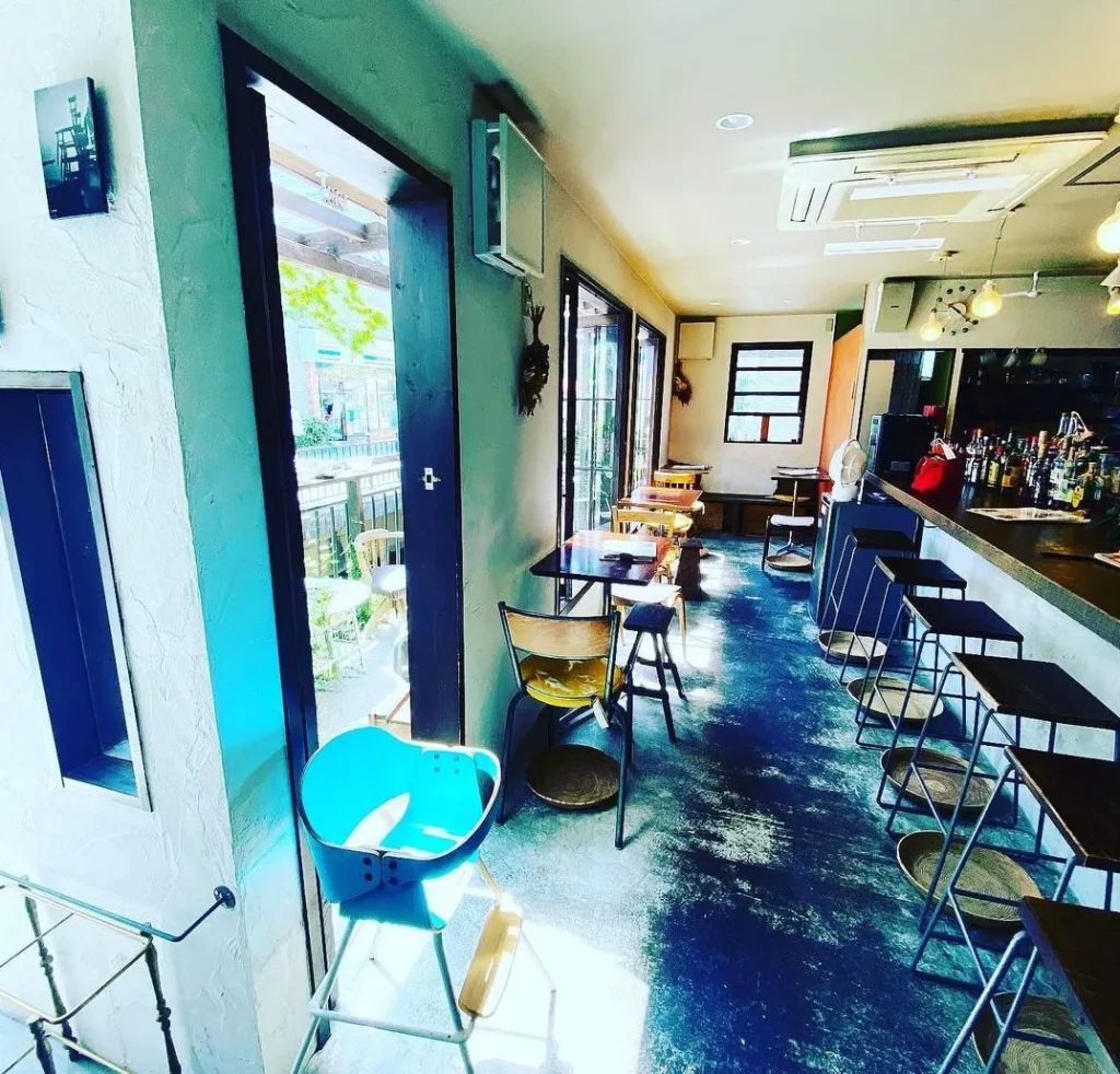 茨木市のカフェ小町の内観