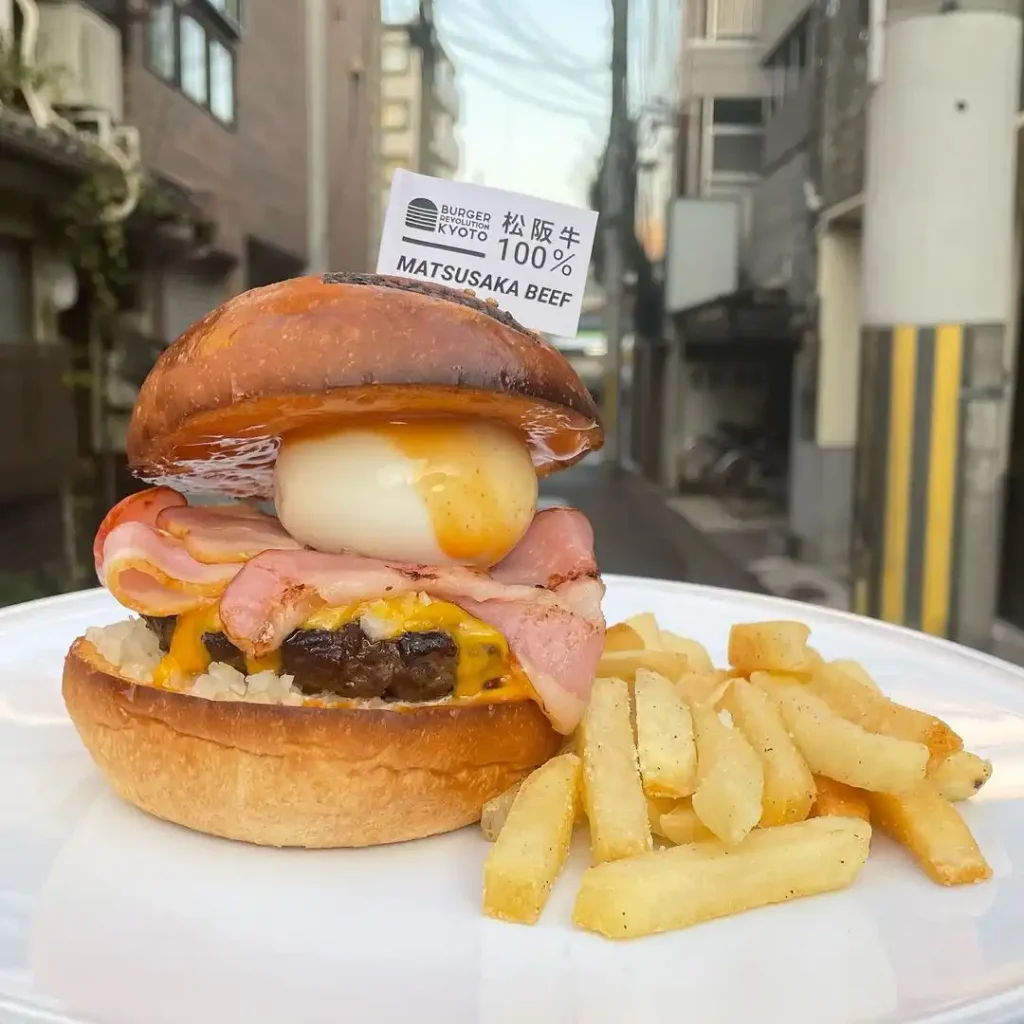 BurgerRevolutionKyotoの松坂牛ハンバーガー
