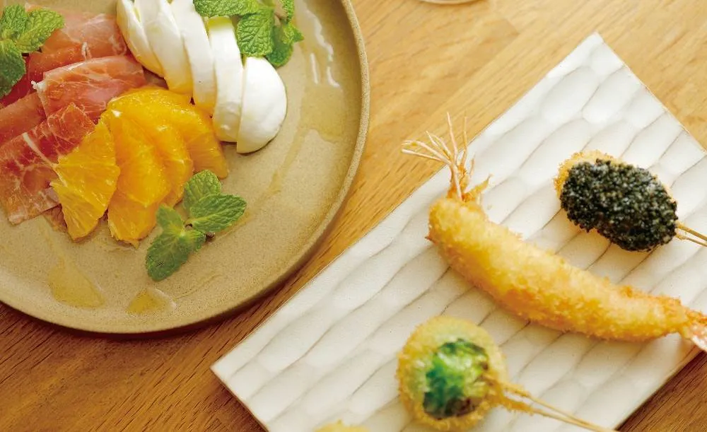 侘家の串揚げランチ