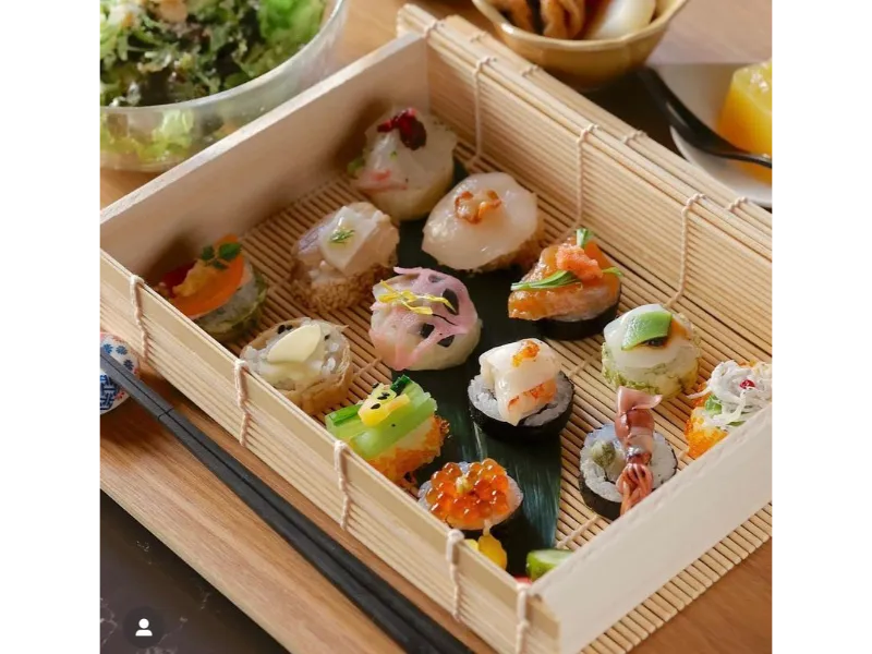 彩もすばらしいぎおん一穂の寿司