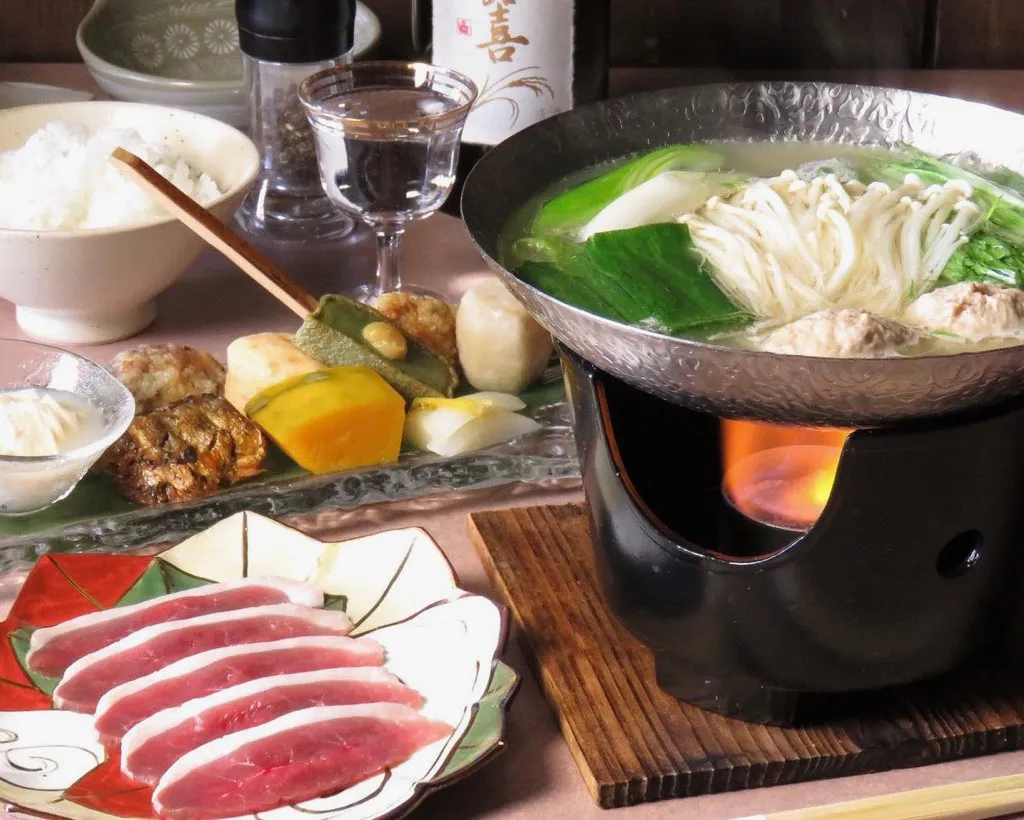 味浪漫いしがま亭京鴨しゃぶしゃぶランチ